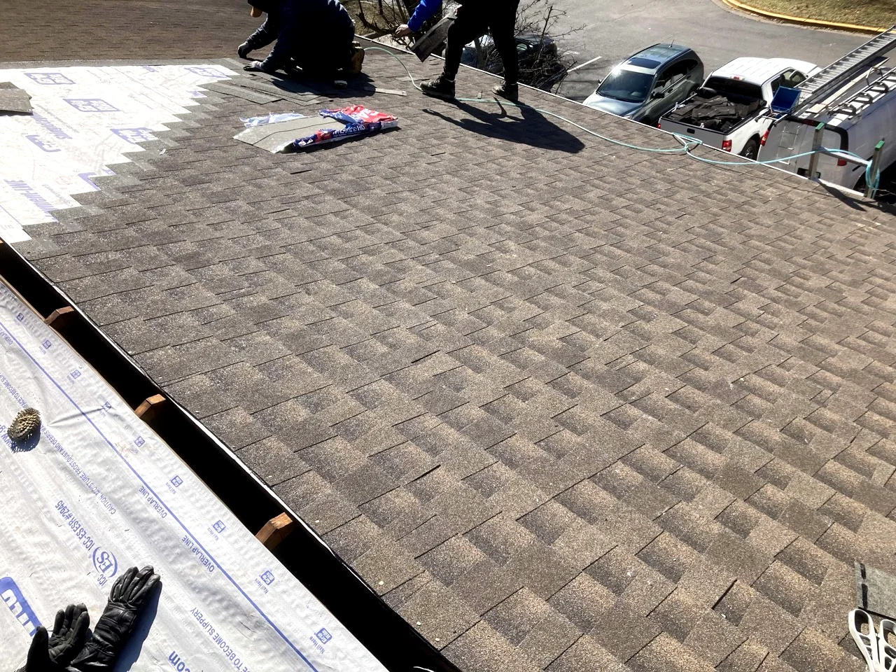Roof replacement project