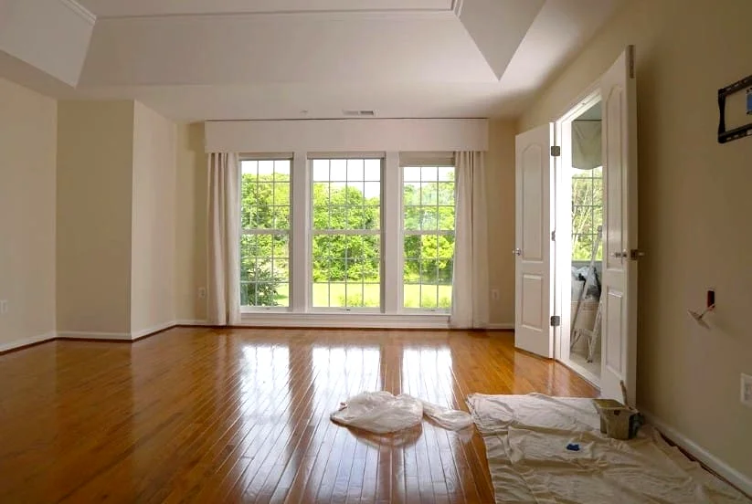 Living room flooring and paint refresh
